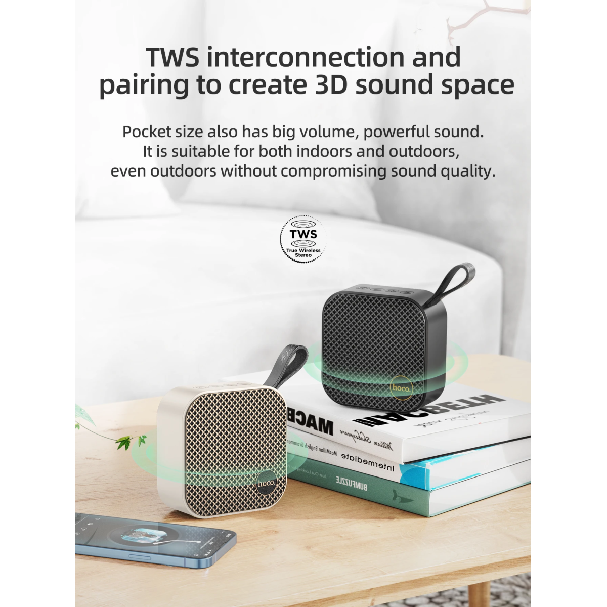 Ασύρματο Φορητό Ηχείο Bluetooth Hoco HC22 - Image 3