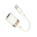 Αντάπτορας Hoco UA39A USB-C Male σε USB-A Female – Λευκό