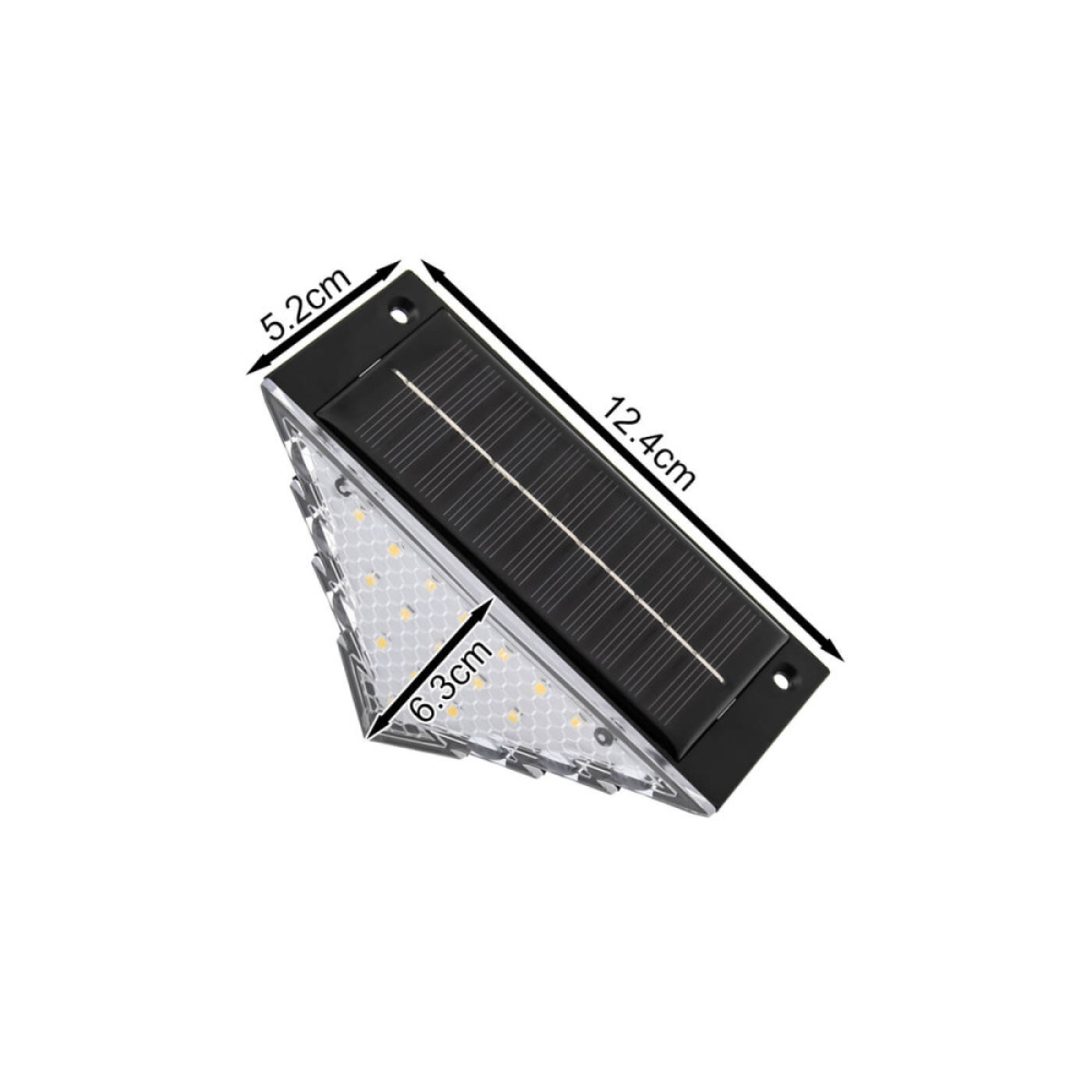 Αδιάβροχα Ηλιακά Φωτιστικά Σκάλας LED 22 SMD Θερμό Λευκό 3000K IP65 – Σετ 2 Τεμαχίων - Image 4