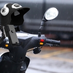 Αδιάβροχη Βάση Κινητού με Σκίαστρο για Μοτοσυκλέτα και Ποδήλατο & Βραχίονα - Image 3