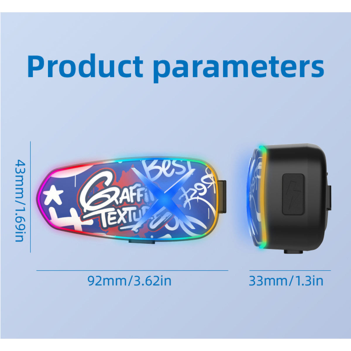 Ακουστικό Κράνους Bluetooth 6.0 Με ENC Και Μπαταρία 40H K15 Graffiti - Image 6