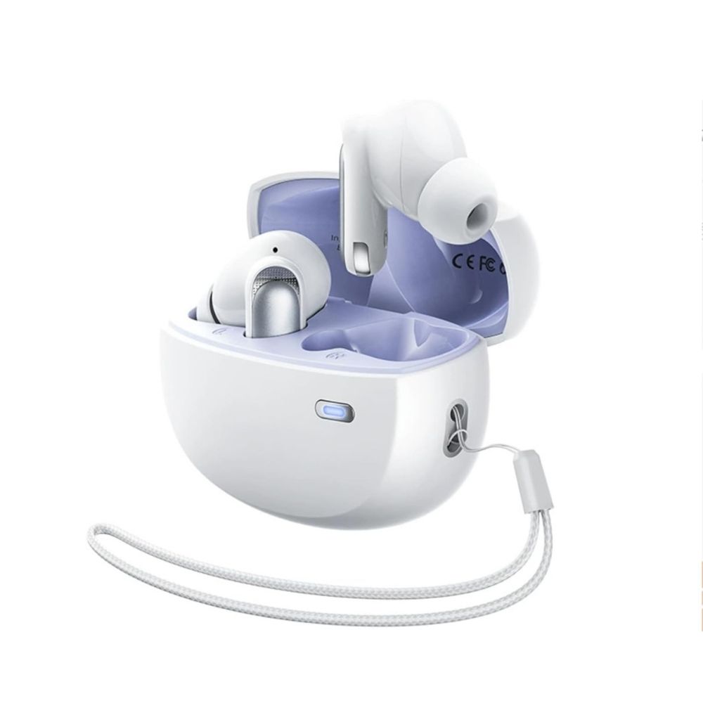 Ασύρματα Ακουστικά Bluetooth Tws-02 Με Ακύρωση Θορύβου Anc/Enc &Amp; Bluetooth 5.4 - Λευκο