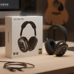 Ασύρματα Ακουστικά On-Ear Bluetooth Με Ψηφιακή Οθόνη AKZ Max700 - Image 2
