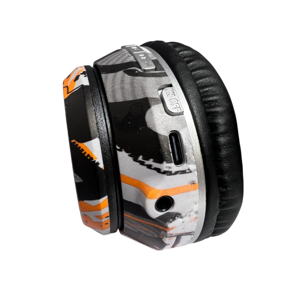 Ασύρματα Gaming Over Ear Ακουστικά Bluetooth με LED Φωτισμό Graffiti