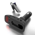Ασύρματο FM Transmitter Car MP3 Player Με Ακουστικό Bluetooth Μαύρο ER9 - Image 3
