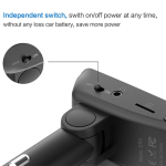 Ασύρματο FM Transmitter Car MP3 Player Με Ακουστικό Bluetooth Μαύρο ER9 - Image 7
