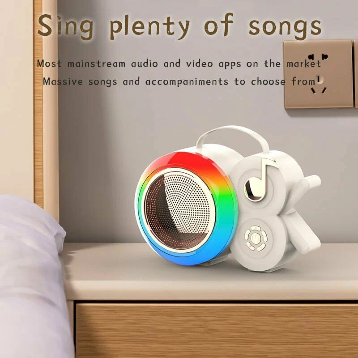 Aσύρματο Φορητό Ηχείο Karaoke Bluetooth 15W Με Μικρόφωνο SU-1601 - Image 2