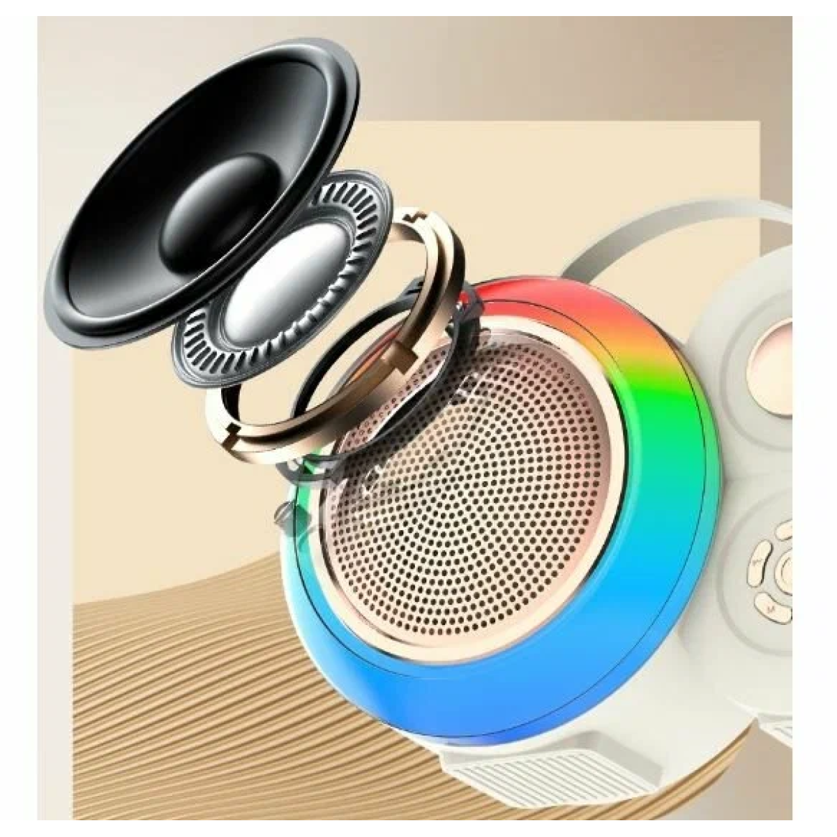 Aσύρματο Φορητό Ηχείο Karaoke Bluetooth 15W Με Μικρόφωνο SU-1601 - Image 6