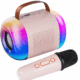 Aσύρματο Φορητό Ηχείο Karaoke Bluetooth Με Μικρόφωνο & RGB LED Φωτισμό K5