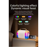 Aσύρματο Φορητό Ηχείο Karaoke Bluetooth Με Μικρόφωνο & RGB LED Φωτισμό K5 - Image 5