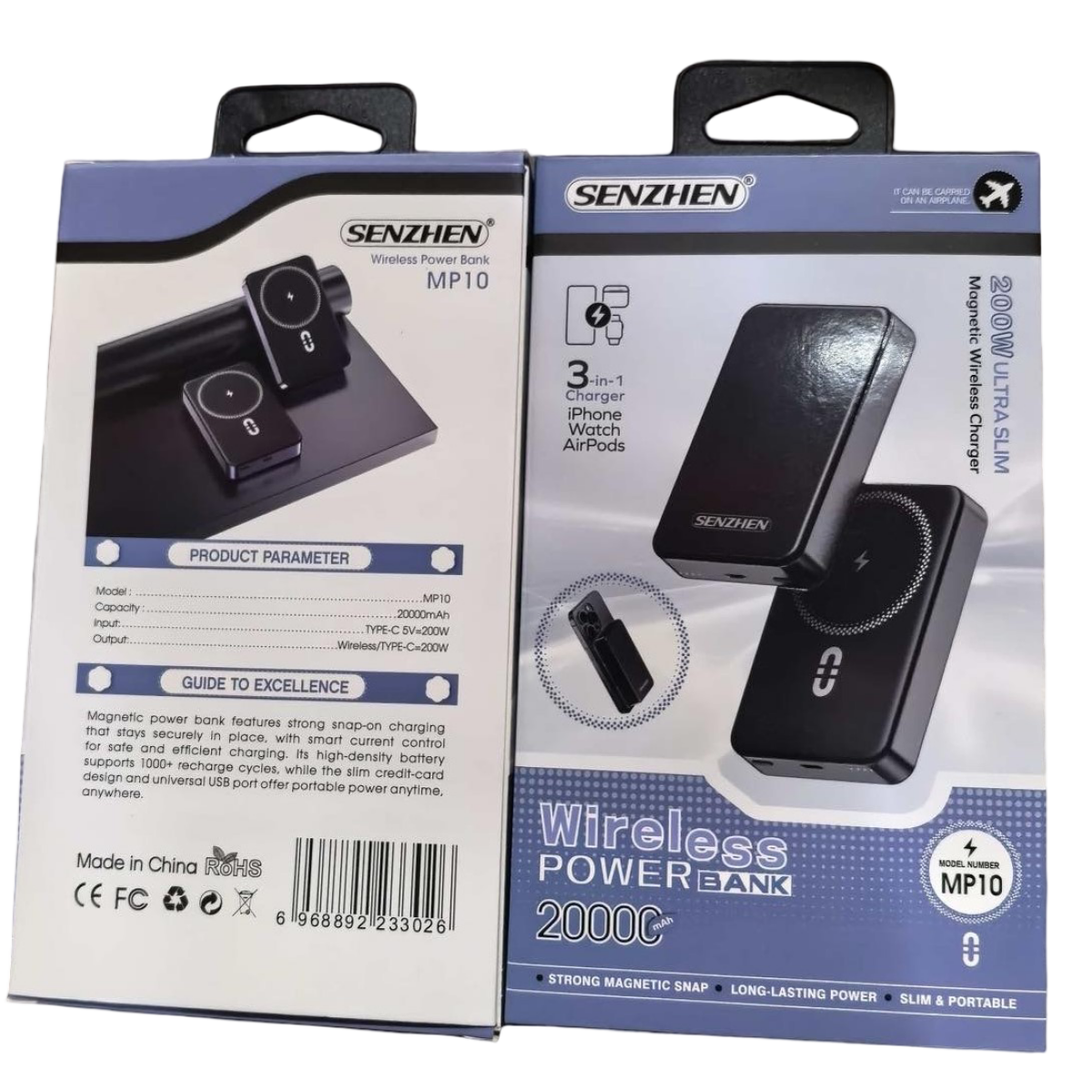 Ασύρματο PowerBank Μαγνητικό 20000mAh Senzhen MP10 - Image 2
