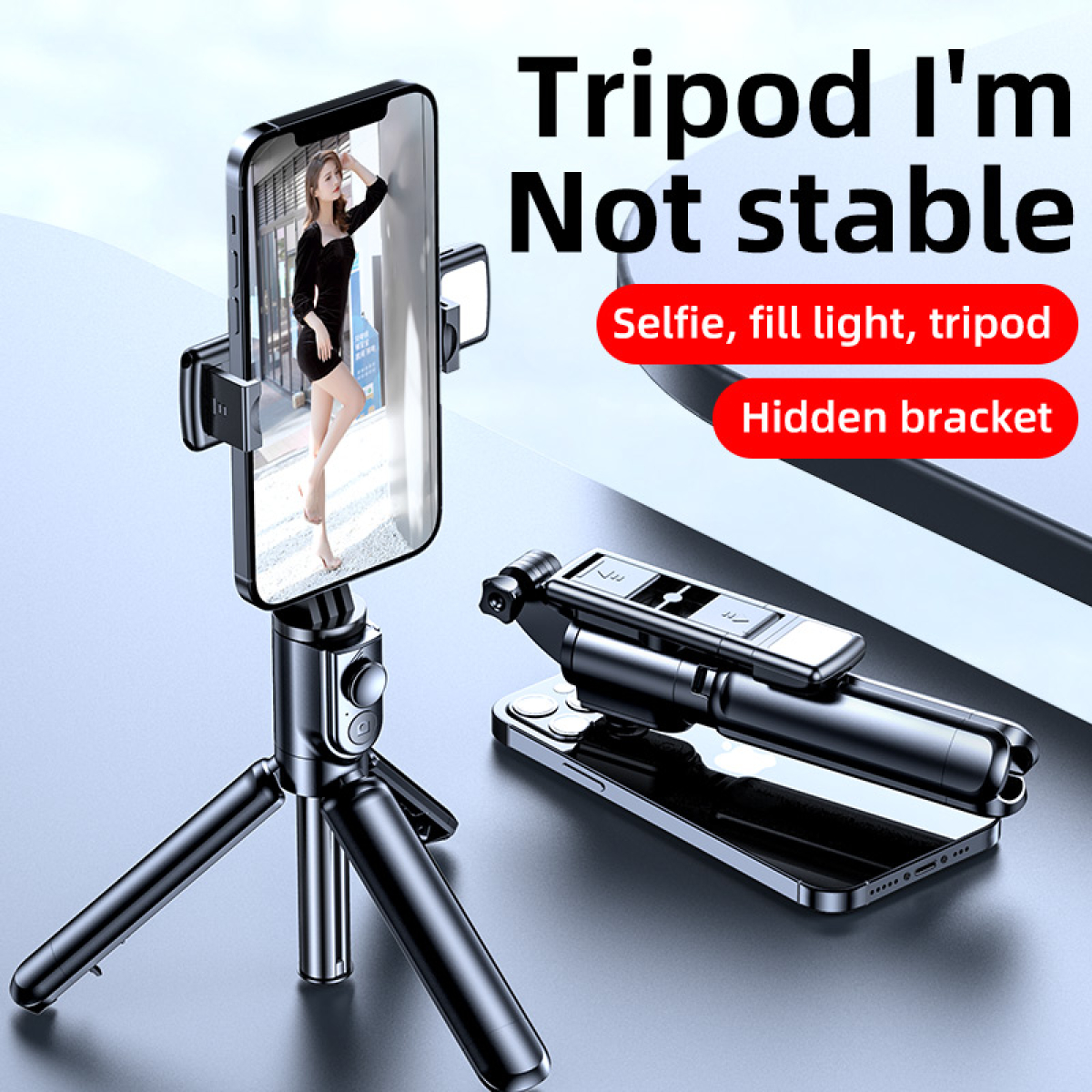 Ασύρματο Selfie Stick Περιστρεφόμενο 360° V05 - Image 5