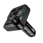 Borofone BC61 FM Transmitter Αυτοκινήτου με Bluetooth, USB & Type-C – Ταχεία Φόρτιση PD 45W