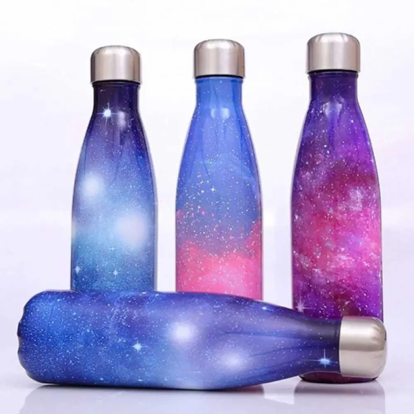 Μπουκάλι Θερμός Ανοξείδωτο Με Καπάκι 500ml Starry Sky
