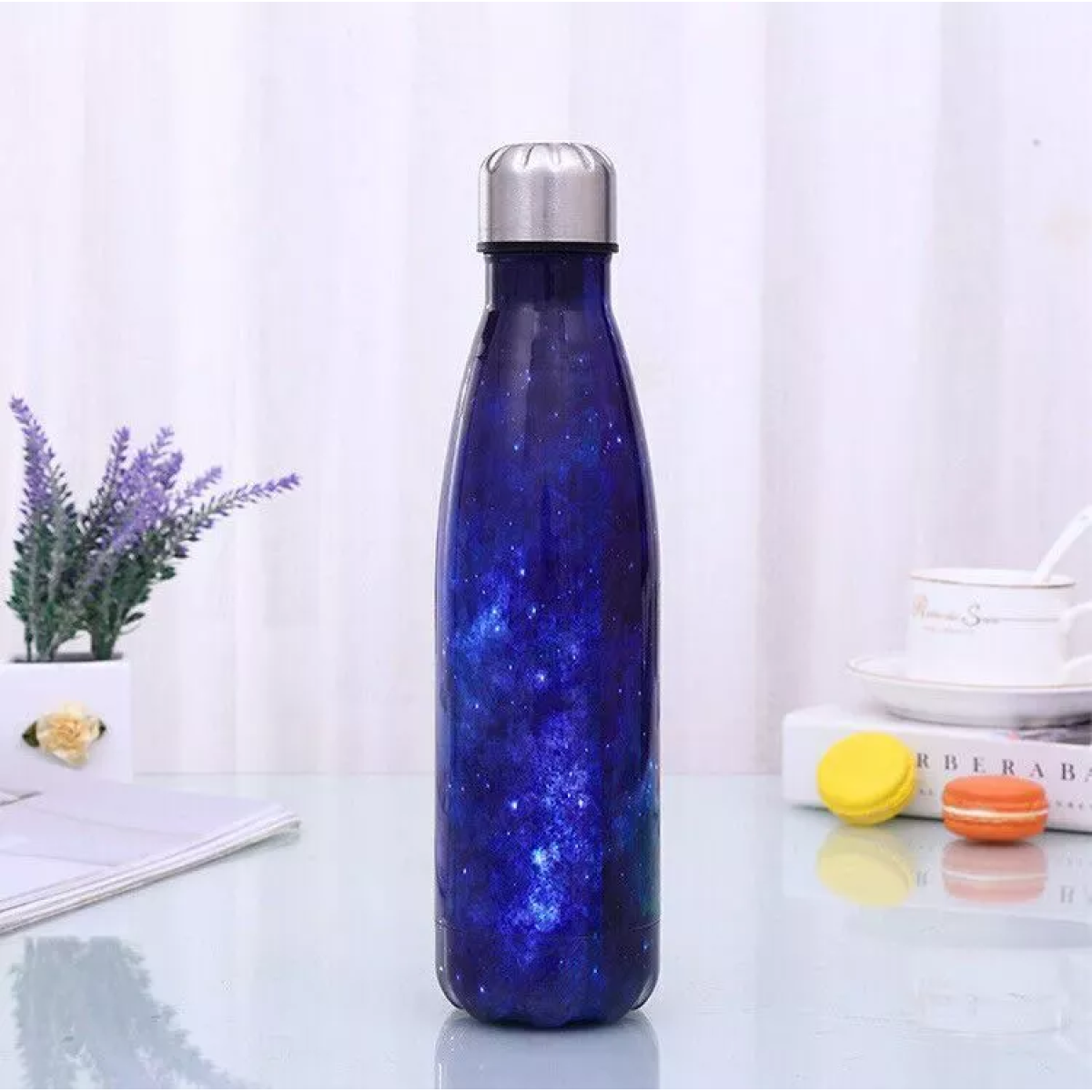 Μπουκάλι Θερμός Ανοξείδωτο Με Καπάκι 500ml Starry Sky - Image 6
