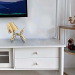 Διακοσμητικό Επιτραπέζιο Φωτιστικό Balloon Dog LED Με Αφή & USB - Image 3