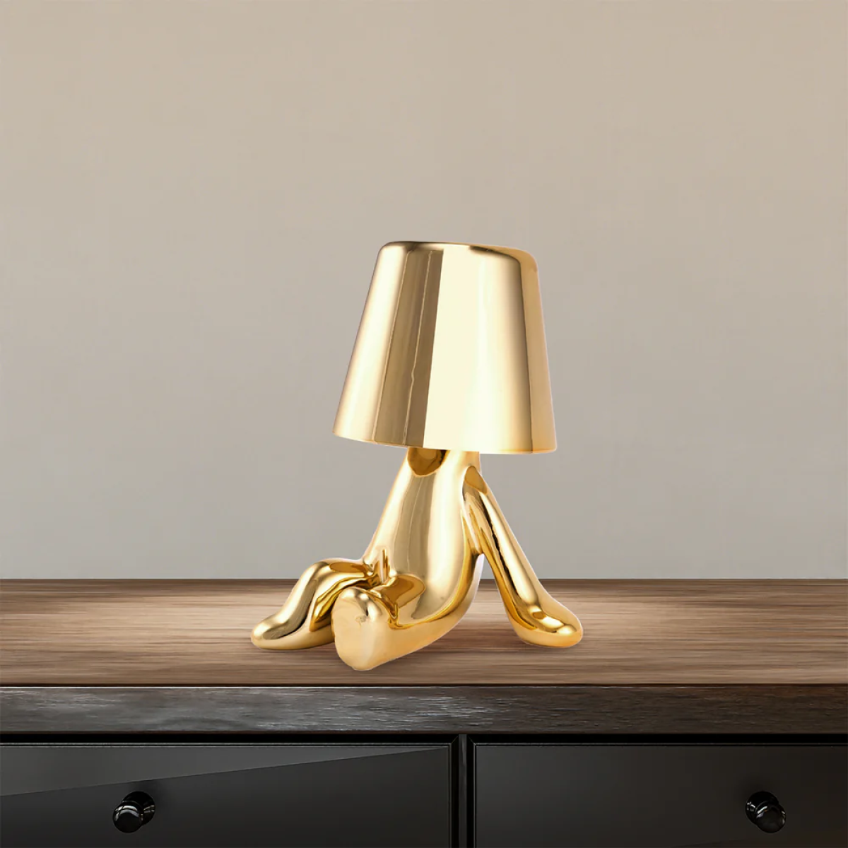 Διακοσμητικό Επιτραπέζιο Φωτιστικό Creative Man LED Με Αφή & USB - Image 2