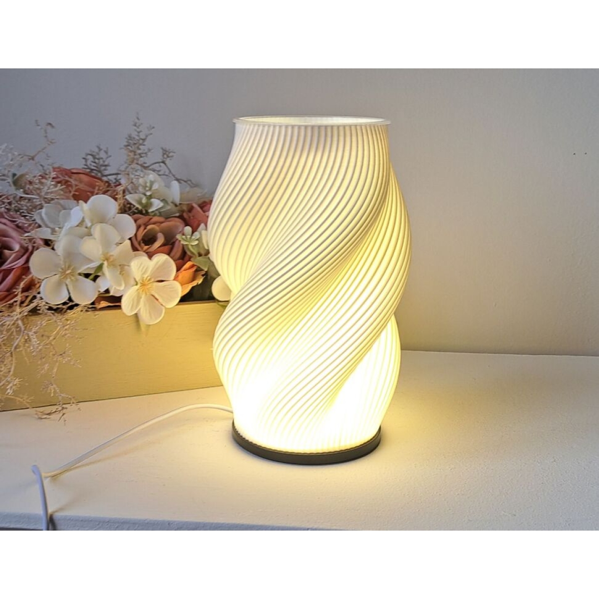 Διακοσμητικό Φωτιστικό Βάζο Floral Lights Με LED Φωτισμό - Image 5