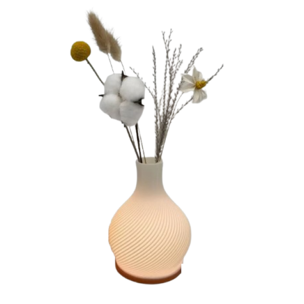 Διακοσμητικό Φωτιστικό Βάζο Με LED Φως Και USB Floral Lights
