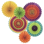 Διακοσμητικοί Χάρτινοι Κύκλοι σετ 6τεμ 20cm/30cm/40cm Carnavalista 232255