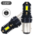 Διπολική λάμπα LED 1157 BAY15D 12V 2×SMD 3570 7W 2400LM Λευκό - 2τμχ