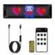Εύκαμπτη LED πινακίδα RGB αυτοκινήτου Bluetooth με κινούμενες εικόνες και κείμενο μέσω εφαρμογής 102x348mm