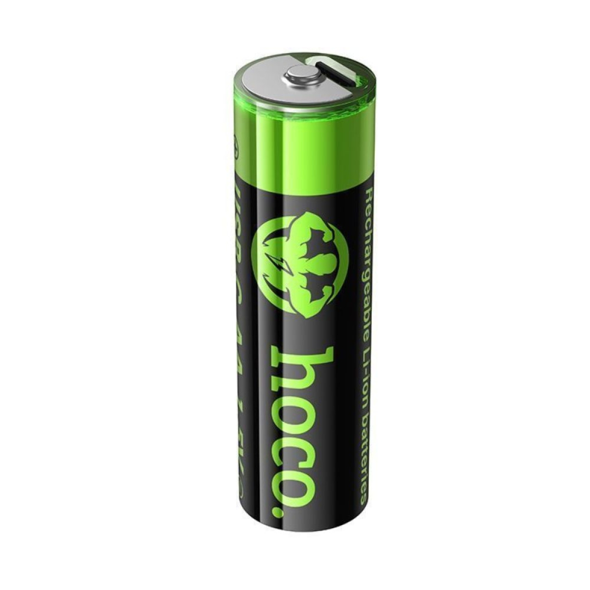 Επαναφορτιζόμενες Μπαταρίες Λιθίου Hoco JA3 AA 1,5V USB-C 2 Τεμάχια