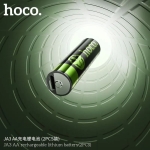 Επαναφορτιζόμενες Μπαταρίες Λιθίου Hoco JA3 AA 1,5V USB-C 2 Τεμάχια