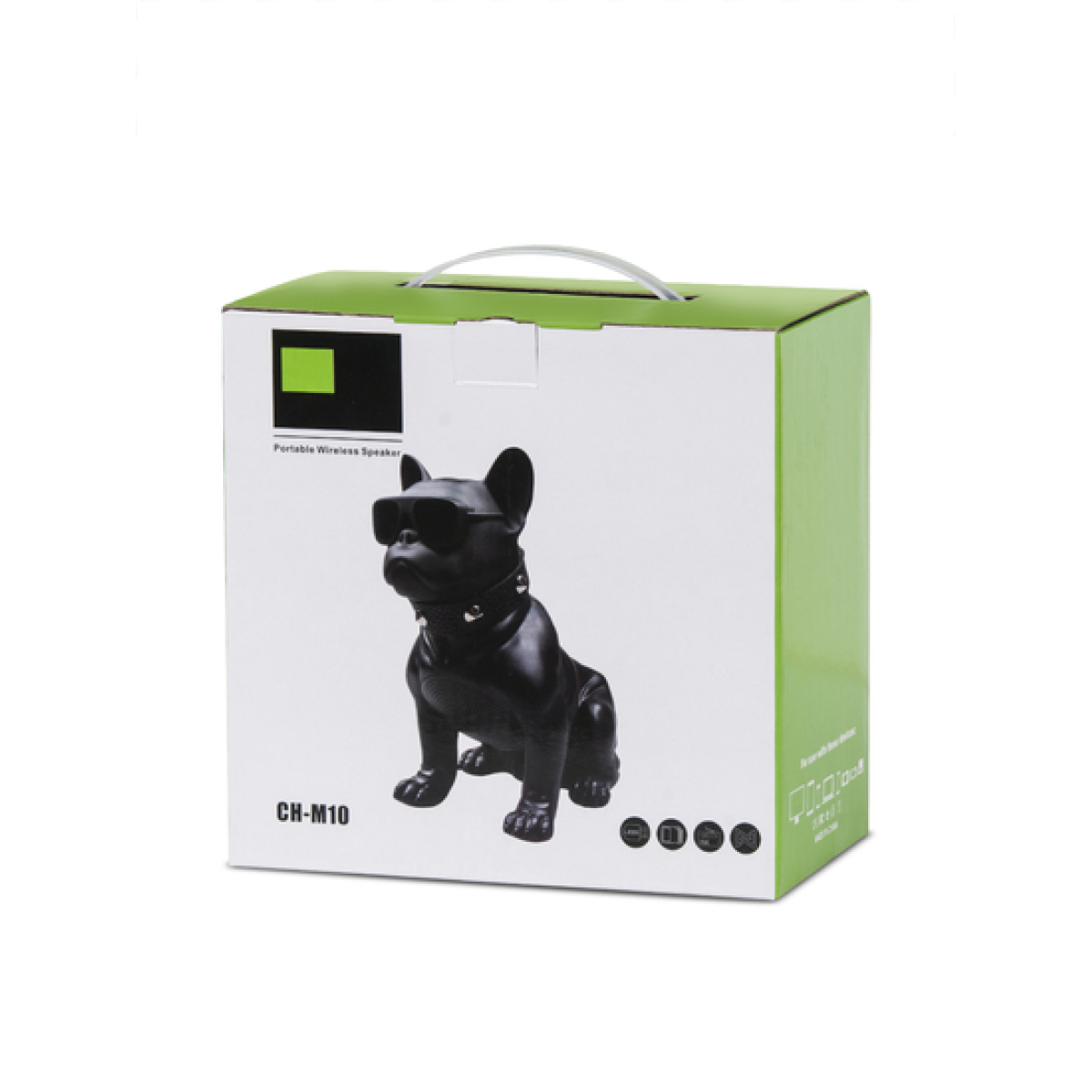 Επαναφορτιζόμενο Ηχείο Bluetooth 10W σε σχήμα Bulldog CH-M10 - Image 3