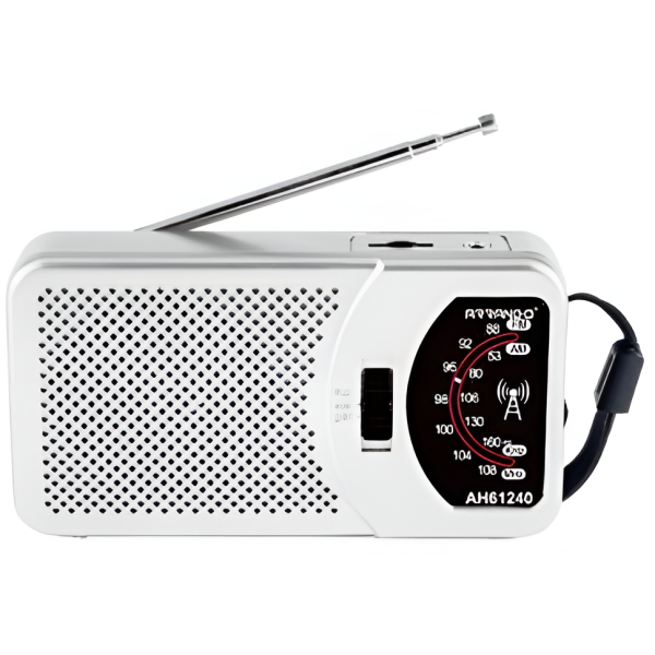 Επαναφορτιζόμενο Ραδιόφωνο Τσέπης FM/AM Με Jack 3.5mm Arrango AH61240