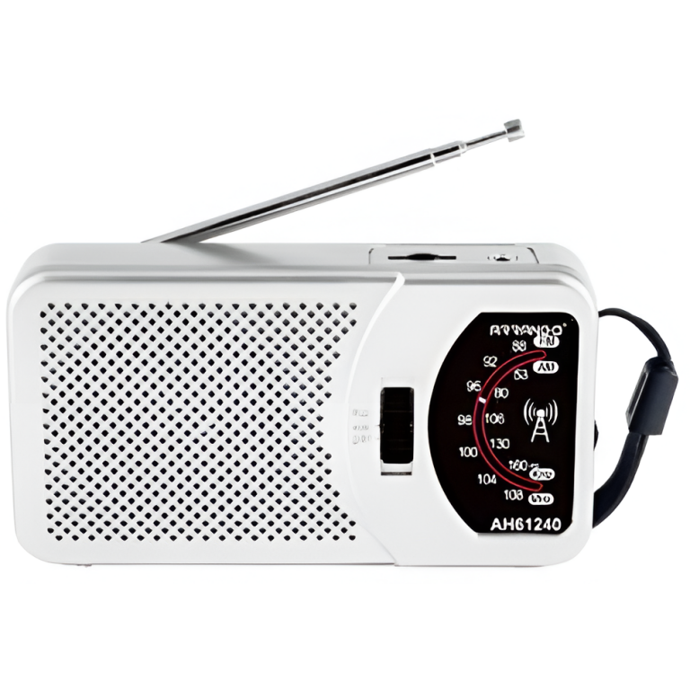 Επαναφορτιζόμενο Ραδιόφωνο Τσέπης FM/AM Με Jack 3.5mm Arrango AH61240