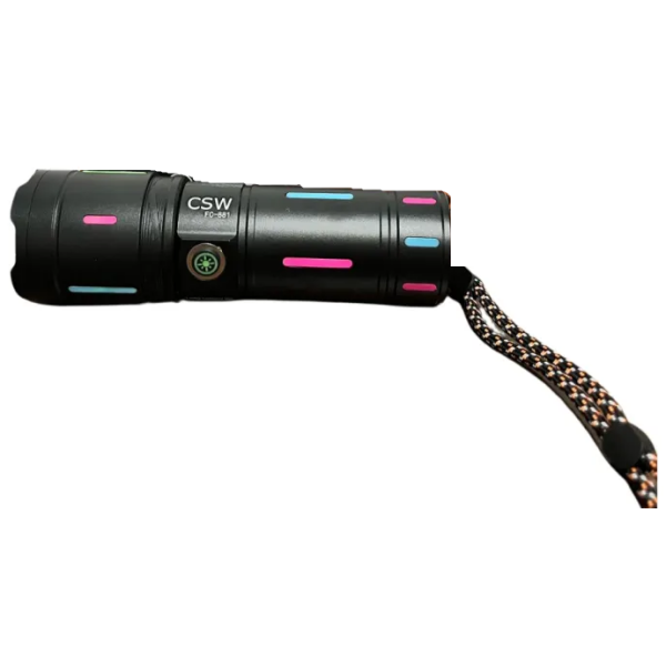 Επαναφορτιζόμενος Φακός Αλουμινίου Tactical 2000lm USB FC-881