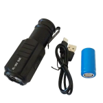 Επαναφορτιζόμενος Φακός Τσέπης LED Με USB PL-302 - Image 3