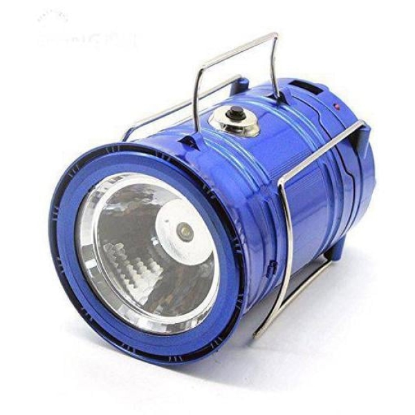 Επαναφορτιζόμενος Ηλιακός Φακός LED 220V Μπλε MH-5800T