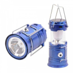 Επαναφορτιζόμενος Ηλιακός Φακός LED 220V Μπλε MH-5800T - Image 2