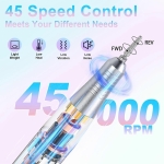 Επαγγελματικός Τροχός Νυχιών 45.000rpm Με Οθόνη LCD V11 - Image 4