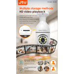 Έξυπνη Εσωτερική Κάμερα Ασφαλείας Πανοραμική 360° Με Ανίχνευση Και Αμφίδρομο Ήχο OTU JK-001 - Image 6