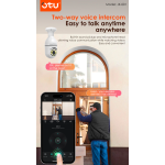 Έξυπνη Εσωτερική Κάμερα Ασφαλείας Πανοραμική 360° Με Ανίχνευση Και Αμφίδρομο Ήχο OTU JK-001 - Image 8