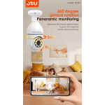 Έξυπνη Εσωτερική Κάμερα Ασφαλείας Πανοραμική 360° Με Ανίχνευση Και Αμφίδρομο Ήχο OTU JK-001 - Image 9