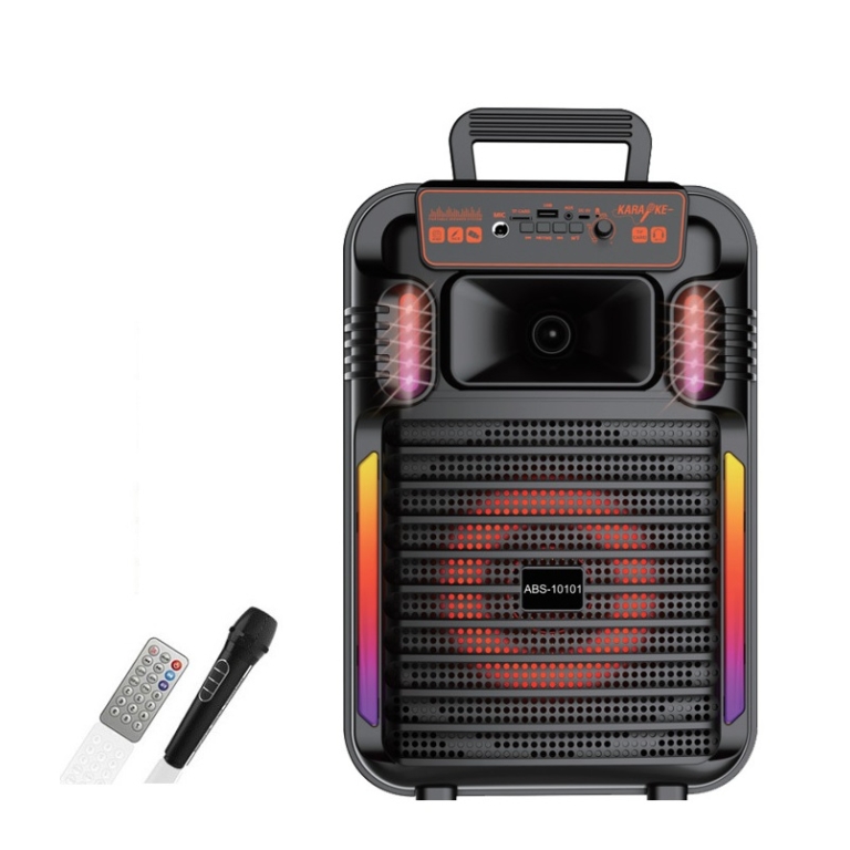 Φορητό Ηχείο Bluetooth 10" Με RGB Φωτισμό & Ασύρματο Μικρόφωνο ABS-10101