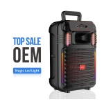 Φορητό Ηχείο Bluetooth 10" Με RGB Φωτισμό & Ασύρματο Μικρόφωνο ABS-10101 - Image 4