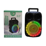Φορητό Ηχείο Bluetooth 10W Με Μικρόφωνο & LED Φωτισμό O8K BT-602 - Image 4
