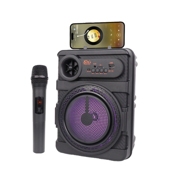 Φορητό Ηχείο Bluetooth 6,5" Με Ασύρματο Μικρόφωνο ZQS6168W