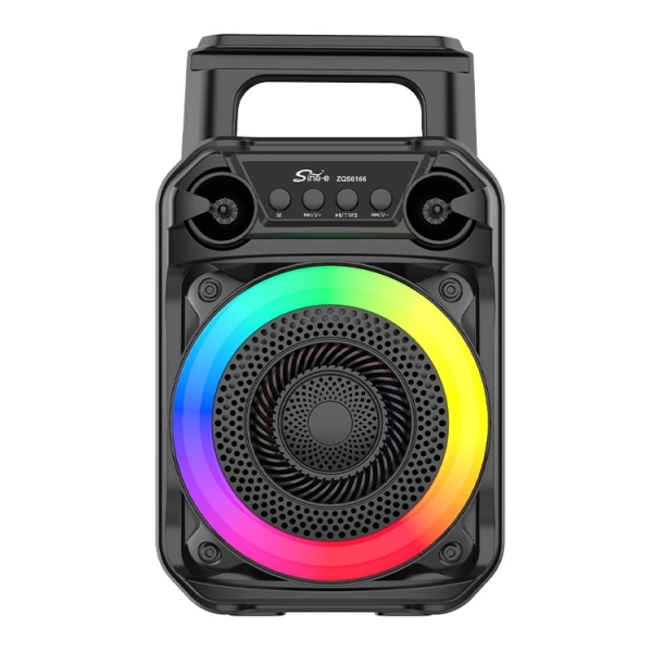 Φορητό Ηχείο Bluetooth 6,5" Με RGB Φωτισμό, Μικρόφωνο & FM Ραδιόφωνο ZQS6166