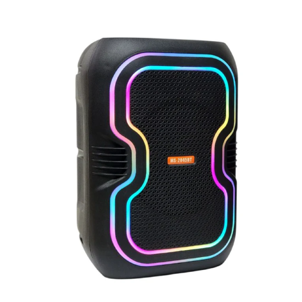 Φορητό Ηχείο Bluetooth 8” Με Μικρόφωνο Και RGB Φωτισμό MS-2045BT