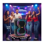 Φορητό Ηχείο Bluetooth 8” Με Μικρόφωνο Και RGB Φωτισμό MS-2045BT - Image 5