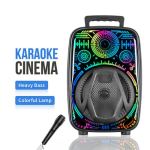 Φορητό Ηχείο Bluetooth 8" Με RGB Φωτισμό & Μικρόφωνο CH-880 - Image 5