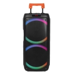 Φορητό Ηχείο Karaoke Bluetooth 2x8ʺ Με Μικρόφωνο, Tηλεχειριστήριο & LED Φωτισμό DR-8832