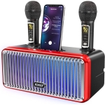 Φορητό Ηχείο Karaoke Bluetooth Με 2 Ασύρματα Μικρόφωνα & LED Φωτισμό SD-319P
