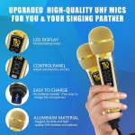 Φορητό Ηχείο Karaoke Bluetooth Με 2 Ασύρματα Μικρόφωνα & LED Φωτισμό SD-319P - Image 7